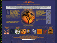 Tablet Screenshot of fossilmuseum.net